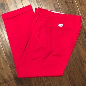 Red ALABAMA pants from The Locker Room 32R